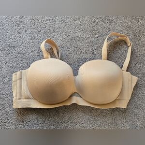 Cacique 36G Comfort Bliss Strapless Bra - Adjustable Straps Nude - NWOT